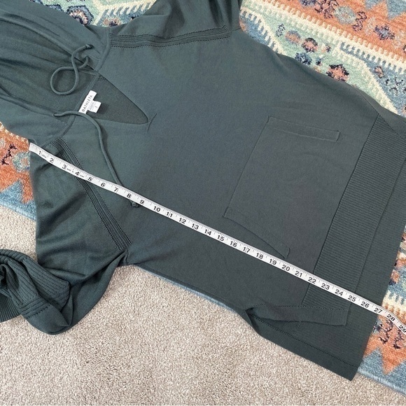 Athleta Small Green Knit‎ Hooded Sweatshirt Hoodie - Picture 10 of 10
